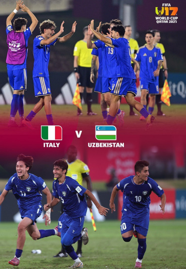 italiya - o'zbekiston Jonli efir U17 18.11.2025